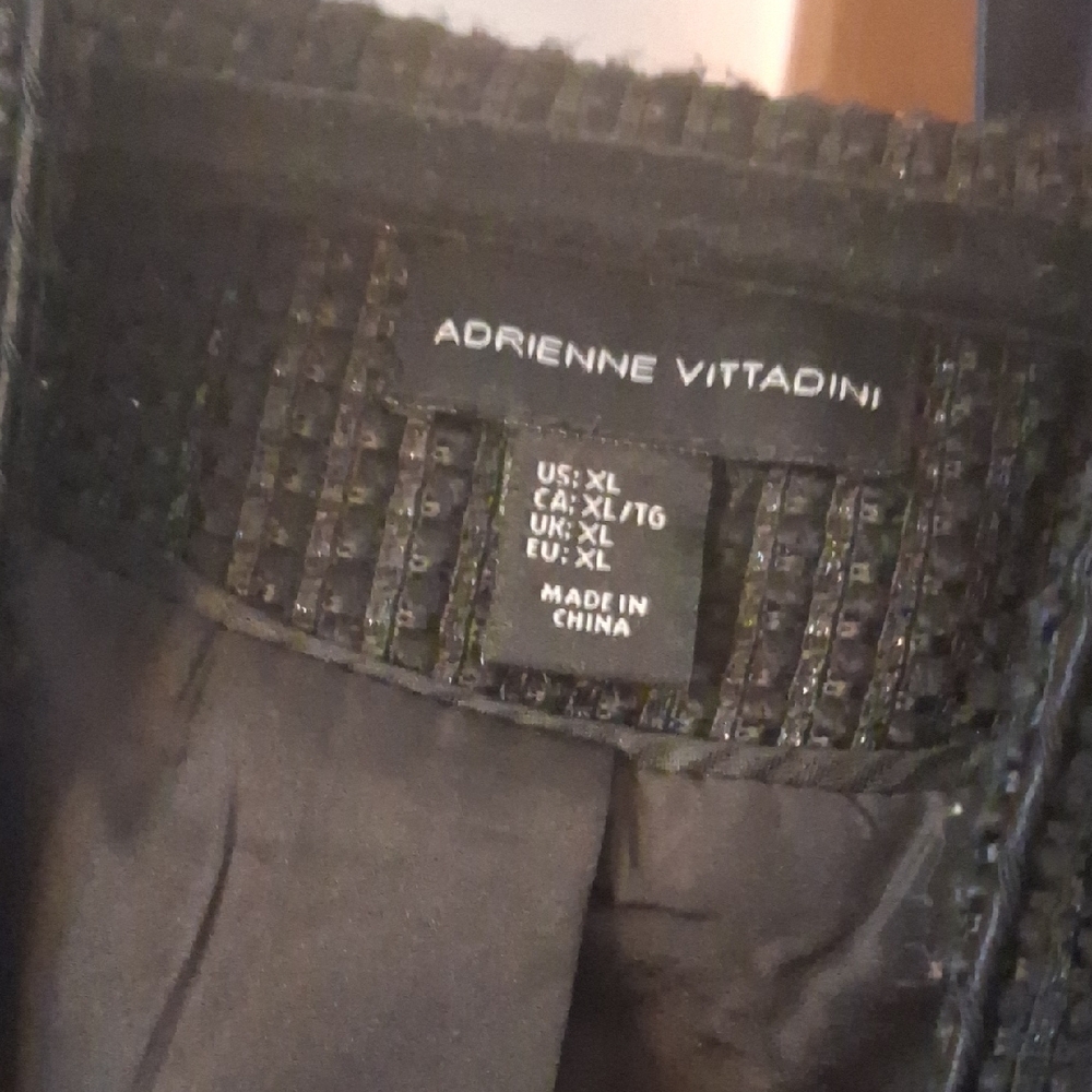 Adrienne Vittadini Black Textured Blazer